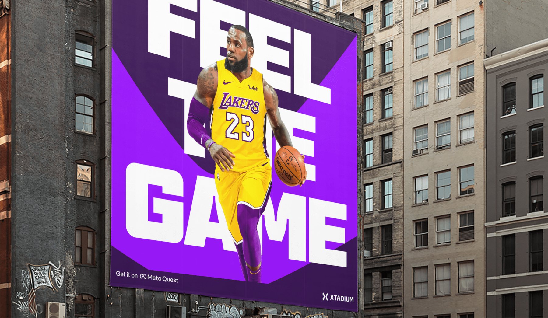 Xtadium — «Feel the game» campaign, NBA on Meta Quest